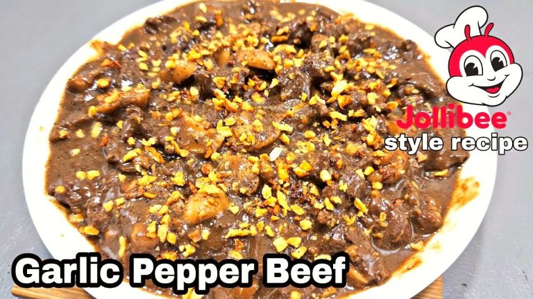 How to cook Garlic Pepper Beef Jollibee Style | Sobrang Sarap Mapaparami ka ng Kain