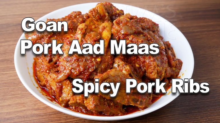Goan Pork Aad Maas Recipe | Spicy Pork Ribs Recipe | Authentic Goan Recipes