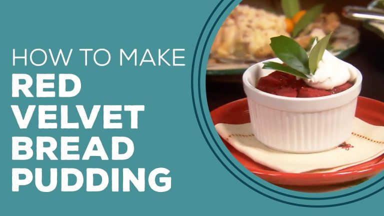 Blast from the Past: Red Velvet Bread Pudding Recipe | Christmas Dessert Ideas
