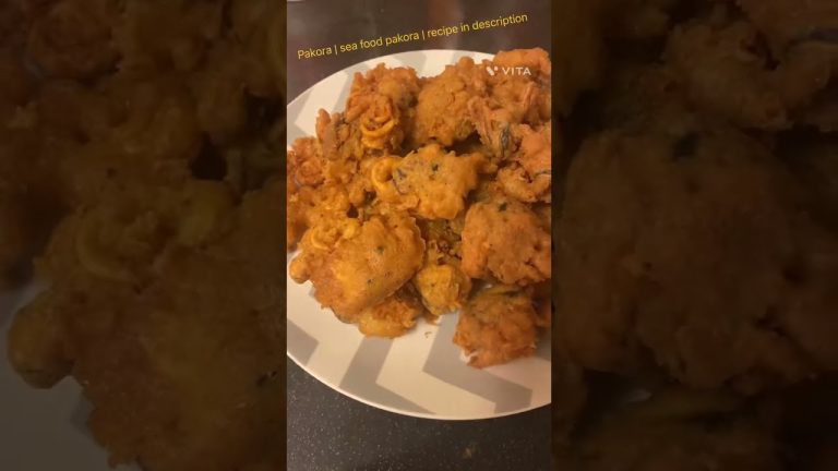 how to make Pakora | seafood pakora recipe #shorts #youtubeshorts Full recipe in description.