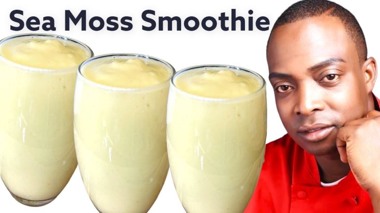 Sea Moss Tropical Pineapple Smoothie | Flavored Sea Moss Gel Smoothie Recipe | Jamaica Chef