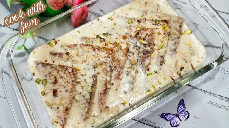 Shahi Tukray Recipe – Quick Dessert In 15 Minutes | Eid 2020 Special Dessert – Cook With Fem