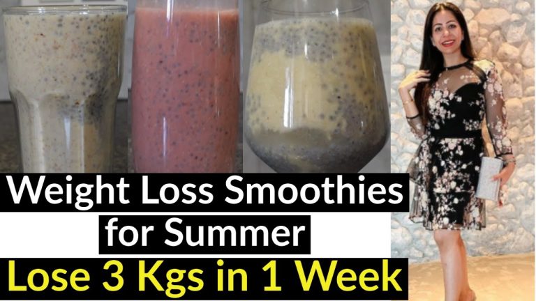 3 Weight Loss Smoothie Recipes for Summer | Healthy Smoothies For Weight Loss | Suman Pahuja