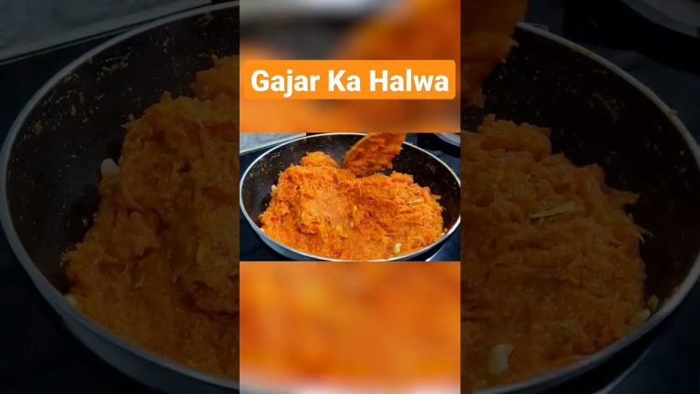Gajar ka Halwa recipe in hindi | Indian sweet #cooking #recipes #youtubeshorts #sweet #carrot #halwa