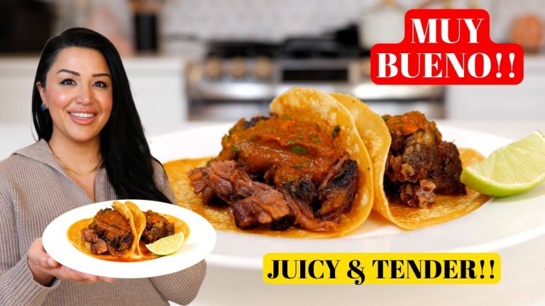 TENDER BEEF RIBS TACOS, The Absolute  BEST Mexican Street Tacos!!!