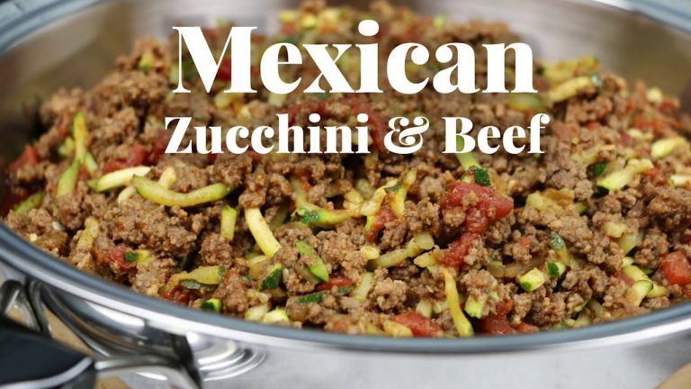 Saladmaster Recipe – Mexican Zucchini & Beef