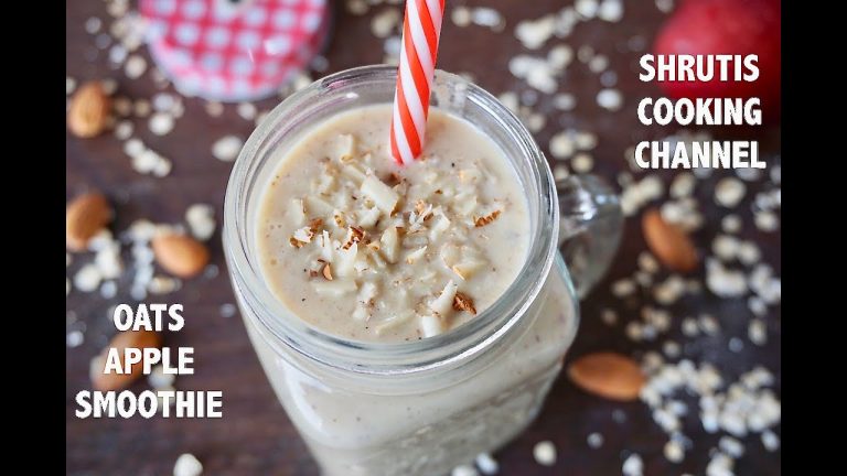 oats apple smoothie for weight loss | healthy breakfast smoothie | smoothie recipes for weight loss