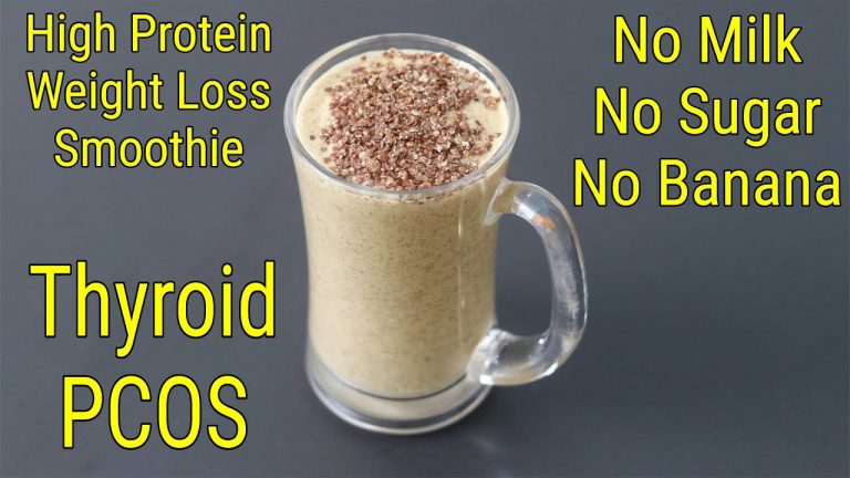 Breakfast Smoothie For Thyroid/ PCOS Weight Loss – Ragi Recipes For Weight Loss – Thyroid Diet
