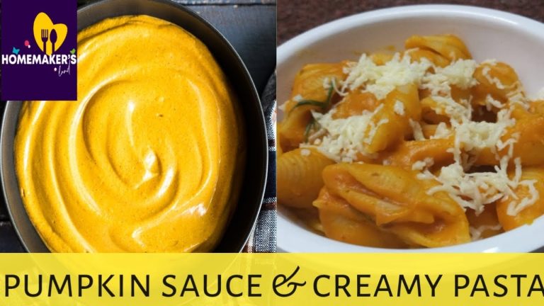 How to make Pumpkin sauce || Pasta in roasted pumpkin sauce || Pasta recipes