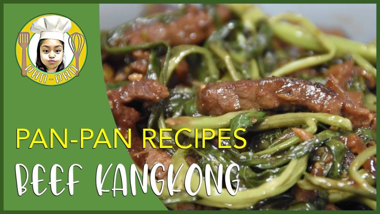 Beef Kangkong | Stir Fry Beef with Water Spinach | Pan-Pan Recipes