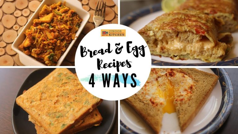 Egg and Bread recipe for breakfast Indian style | recipes with bread and egg