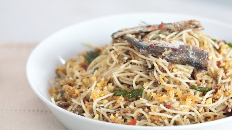 Garlic Pasta with Spanish Sardines Recipe | Yummy Ph