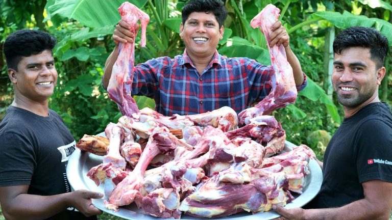 BEEF BONE MARROW | Indian Kerala Beef Bone Marrow | Cooking and Eating In Village | beef recipes