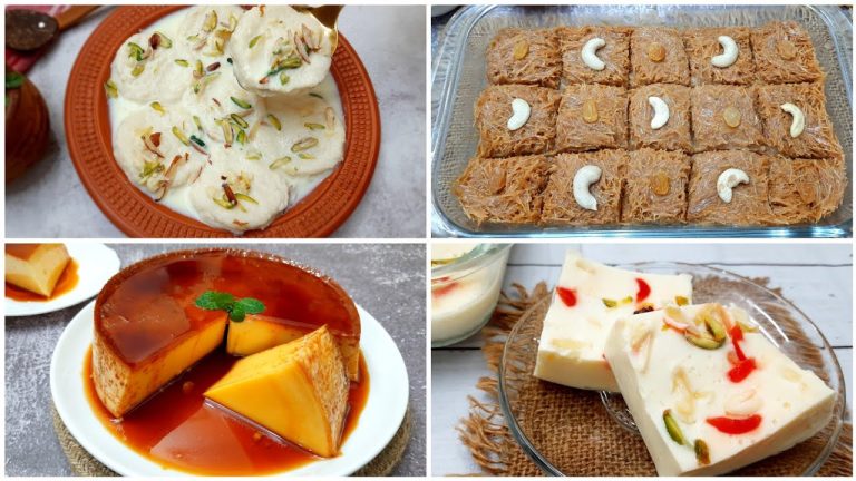 4 Eid Special Dessert Recipes | Eid Special Recipes | New And Unique Dessert Recipe | Easy Dessert