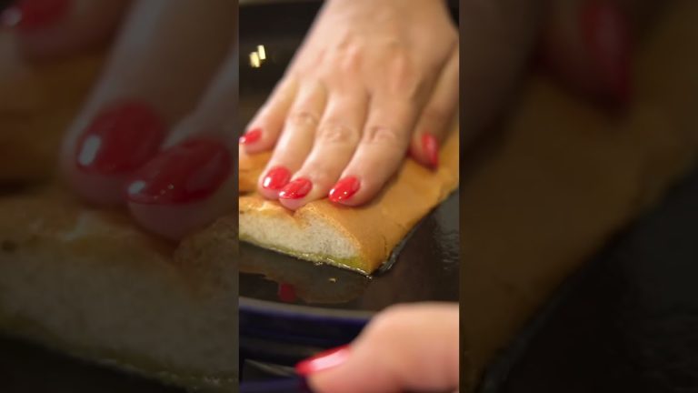 Sausage and Broccoli Crostino