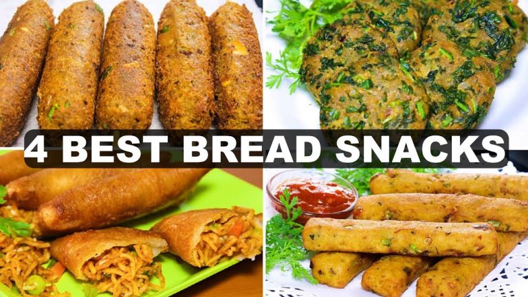 4 Quick & Easy Bread Snacks Recipes – Instant Snacks with Leftover Bread