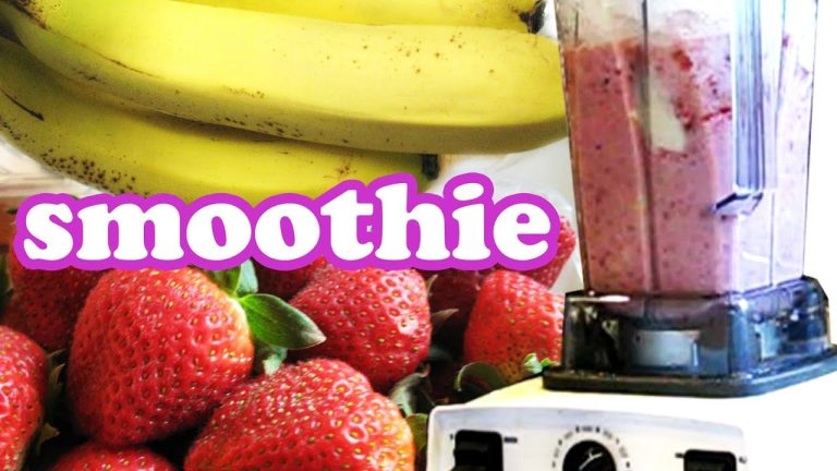 STRAWBERRY BANANA SMOOTHIE RECIPE – Strawberries and Bananas FRUIT SMOOTHIE Recipes – HomeyCircle