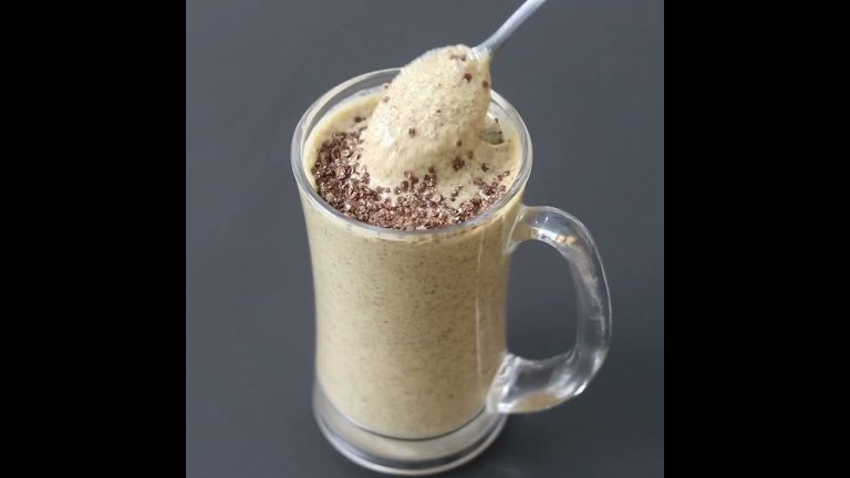 No Sugar Ragi Smoothie Recipe – Healthy Breakfast Smoothie #shorts