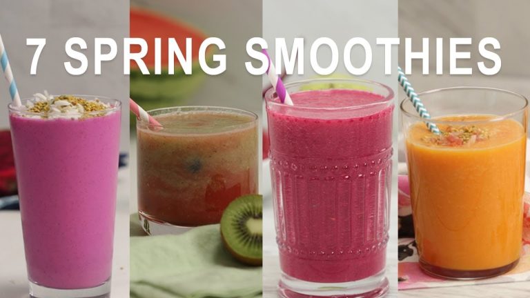 Spring Smoothie Recipes: 7 Healthy & Delicious Recipes