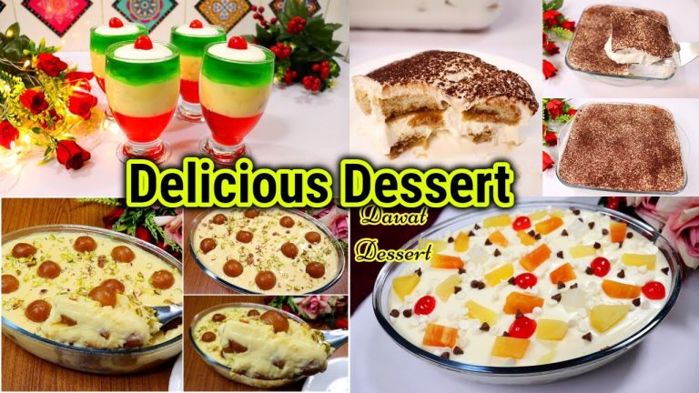 4 Delicious Dessert Recipes | Quick & Easy Dessert Recipe | Mouth Watering Dessert