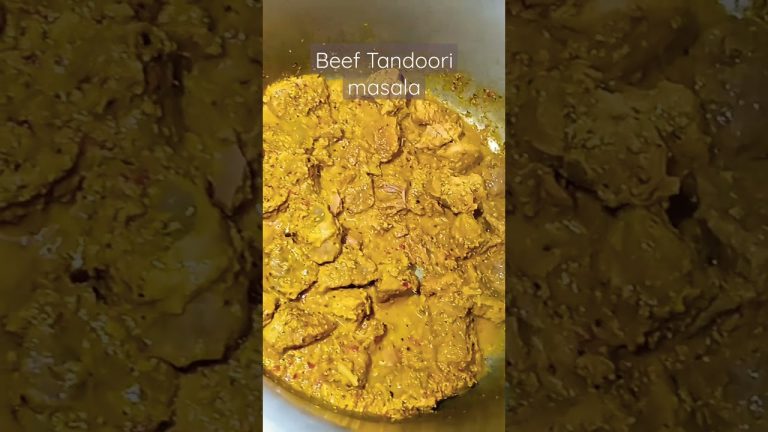 Are you hungry?? Tastiest yummy beef tandoori masala recipe #shorts #cookingshorts #shorts2021 #food