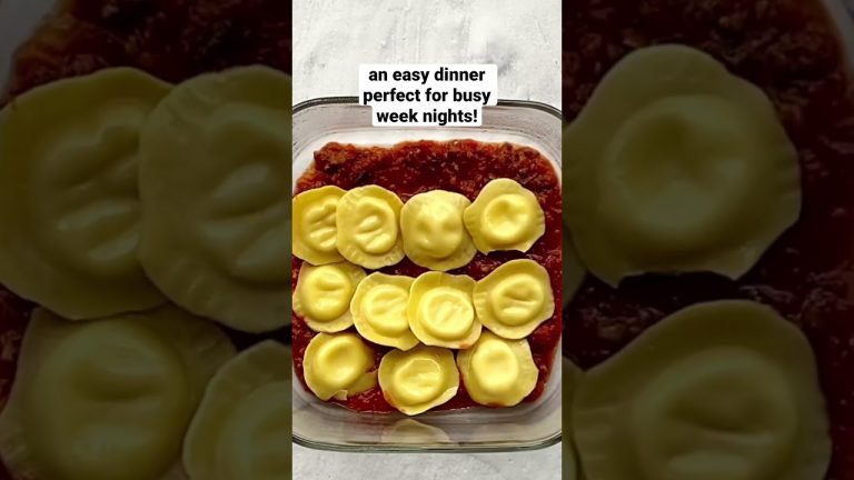 This Beef Ravioli is a dinnertime favorite in my home😍 Find the full recipe on our blog!