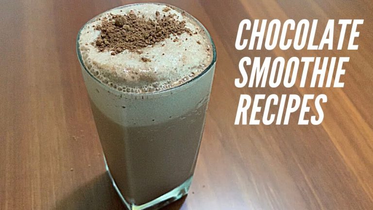 CHOCOLATE SMOOTHIE RECIPES WITH COCOA POWDER|HOW TO MAKE CHOCOLATE SMOOTHIE|CHOCOLATE BLENDED RECIPE