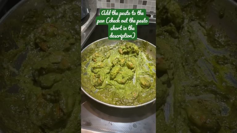 Shrimp Pesto Sauce#shorts#recipe#pesto#pasta#shrimp#seafood