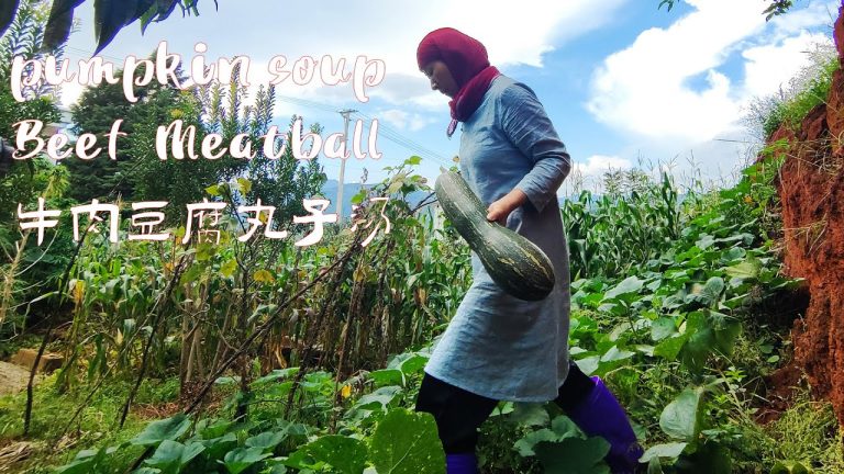 Pumpkin Soup + Beef Meatballs|Muslim Chinese Food | BEST Chinese halal food recipes【牛肉丸】