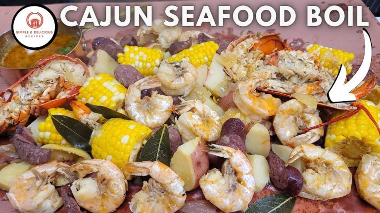 Cajun Seafood Boil Recipe 🍤🦐 |  Simple and Delicious Recipes 😋😋