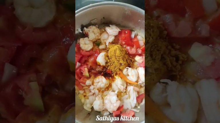 prawn masala shorts #shorts #seafood #recipes #recipesintamil