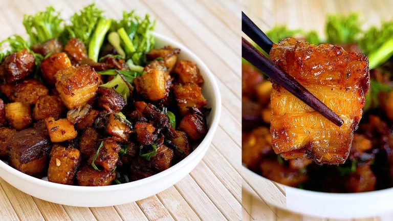 Stir Fry Caramel Roast Pork Belly |  炒烧肉