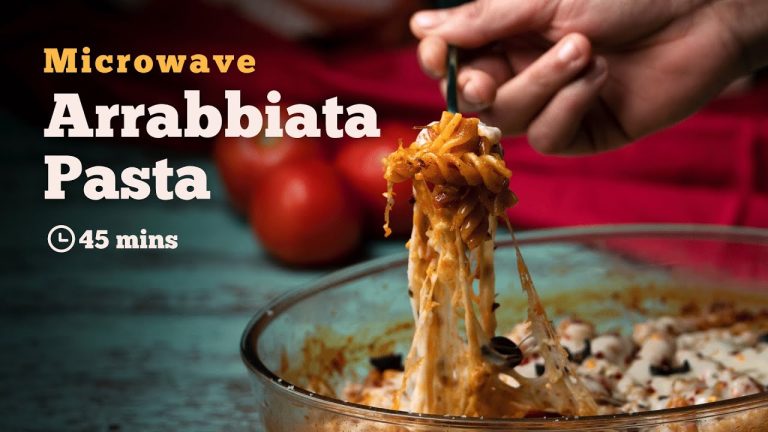 Microwave Arrabbiata Pasta | Microwave Tomato Pasta | Microwave Pasta | Pasta Recipes | Cookd