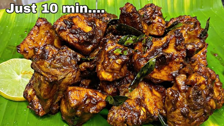 ಕೇವಲ 10ನಿಮಿಷದಲ್ಲಿ ಮಾಡಿ ಖಾರ ಖಾರ 😋ಚಿಕನ್ ಫ್ರೈ |Spicy Chicken Fry In Just 10Minutes  2021