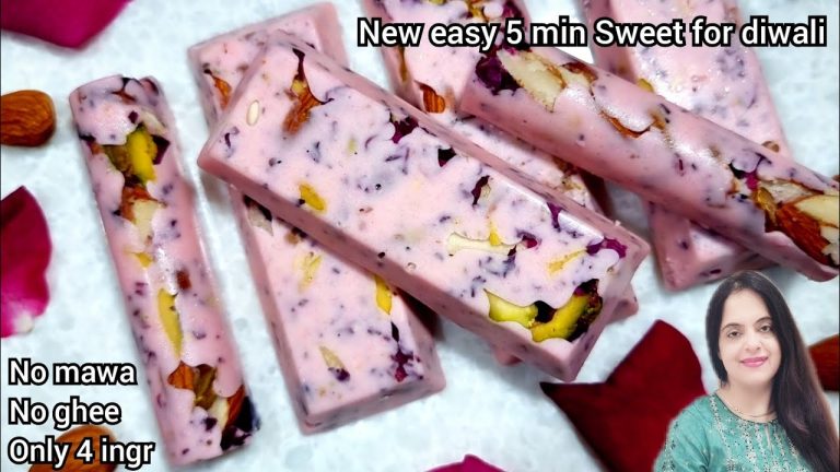 PINKROSE ROYAL BITES,5min,easy sweet recipe|diwali sweets recipe|sweet recipes|#shorts|ramzan recipe