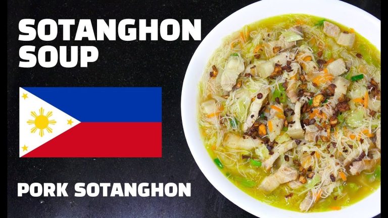 Sotanghon Soup – Pork Noodle Soup – Filipino Recipes – Tagalog