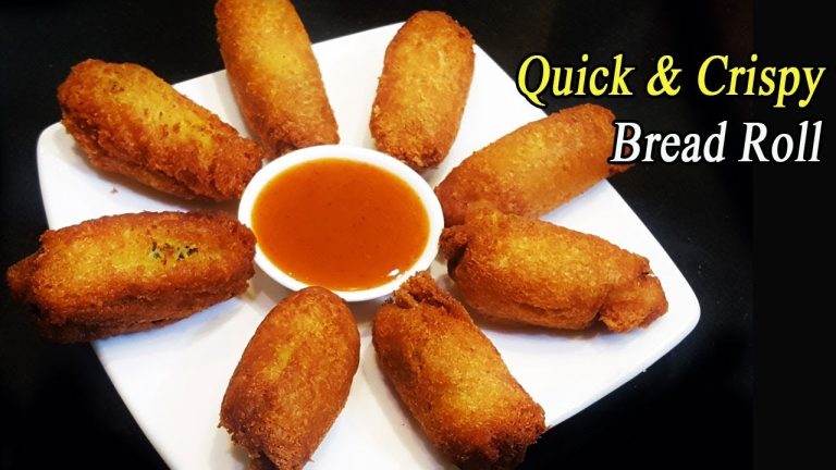 कुरकुरीत ब्रेड रोल | How to make Bread Roll | Bread Roll Recipe | Quick Indian Snack | Ep -295