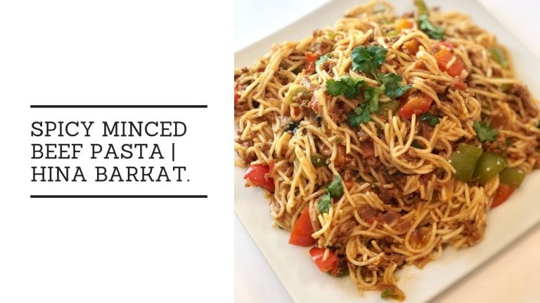 Spicy Minced Beef Pasta | Pakistani Recipes | Spicy Pasta | Hina Barkat