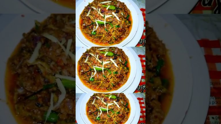 Beef Keema Karela Karahi Recipe | اس قیمہ کریلا کڑاہی کے ہو جائیں گۓ سب دیوانہ | Shorts Video