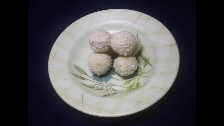 Sweet Coconut Milk Balls / Milk Recipes / Dinner Recipes / Dessert Recipes / Coconut Recipes 1346