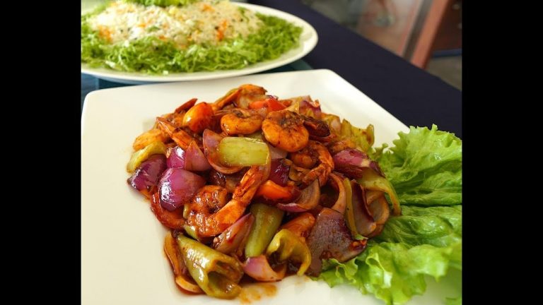 Devilled Prawns – Sri Lankan Seafood Recipes – Devilled Shrimp – Prawn Stir Fry