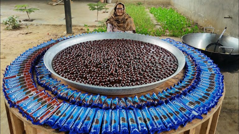 OREO GULAB JAMUN RECIPE | CHOCOLATE GULAB JAMUN | INDIAN DESSERT RECIPES | SWEETS | VEG VILLAGE FOOD