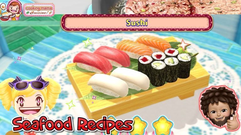 Cooking Mama: Cuisine! – Seafood Recipes | Sushi 🍣