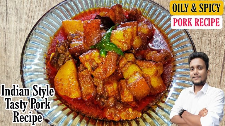 Oily Pork Curry Recipe Indian Style | Pork Curry Recipe | Indian Style Recipe | Pork Curry