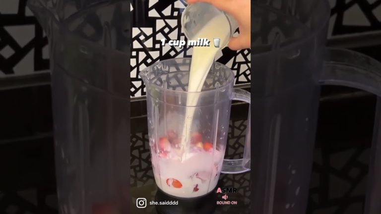 #shorts #asmr #smoothie