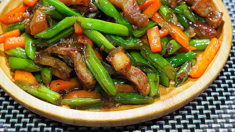 EASIEST WAY TO COOK GINISANG BAGUIO BEANS WITH PORK | FOODNATICS