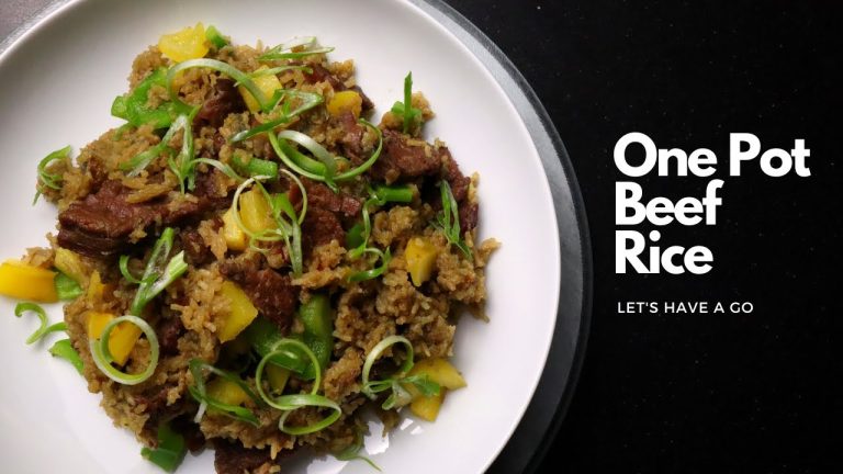 One Pot Beef Rice Recipe