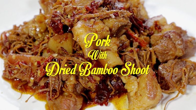 Naga Style Pork with Bamboo Shoot | Northeast Indian Pork Recipes | Pork Recipe | Naga Pork Recipe