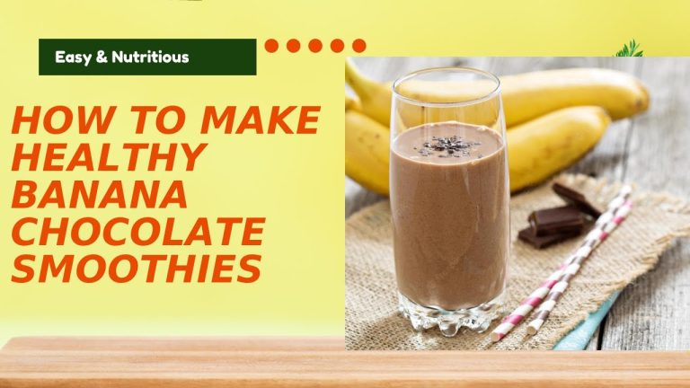 |How to make Banana Chocolate smoothie recipe|This Banana Chocolate Smoothie is INSANE!|(video)😋💯👍