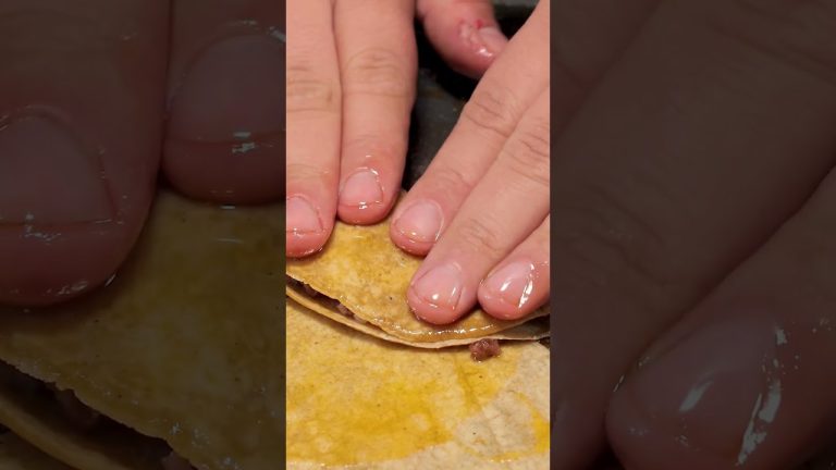 TACOS CRUJIENTES 🌮 #shorts